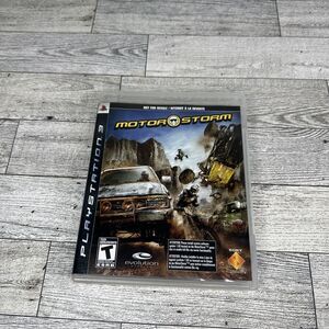 MotorStorm (PS3 PlayStation 3, 2007) Motor Storm Complete w/ Manual CIB Tested